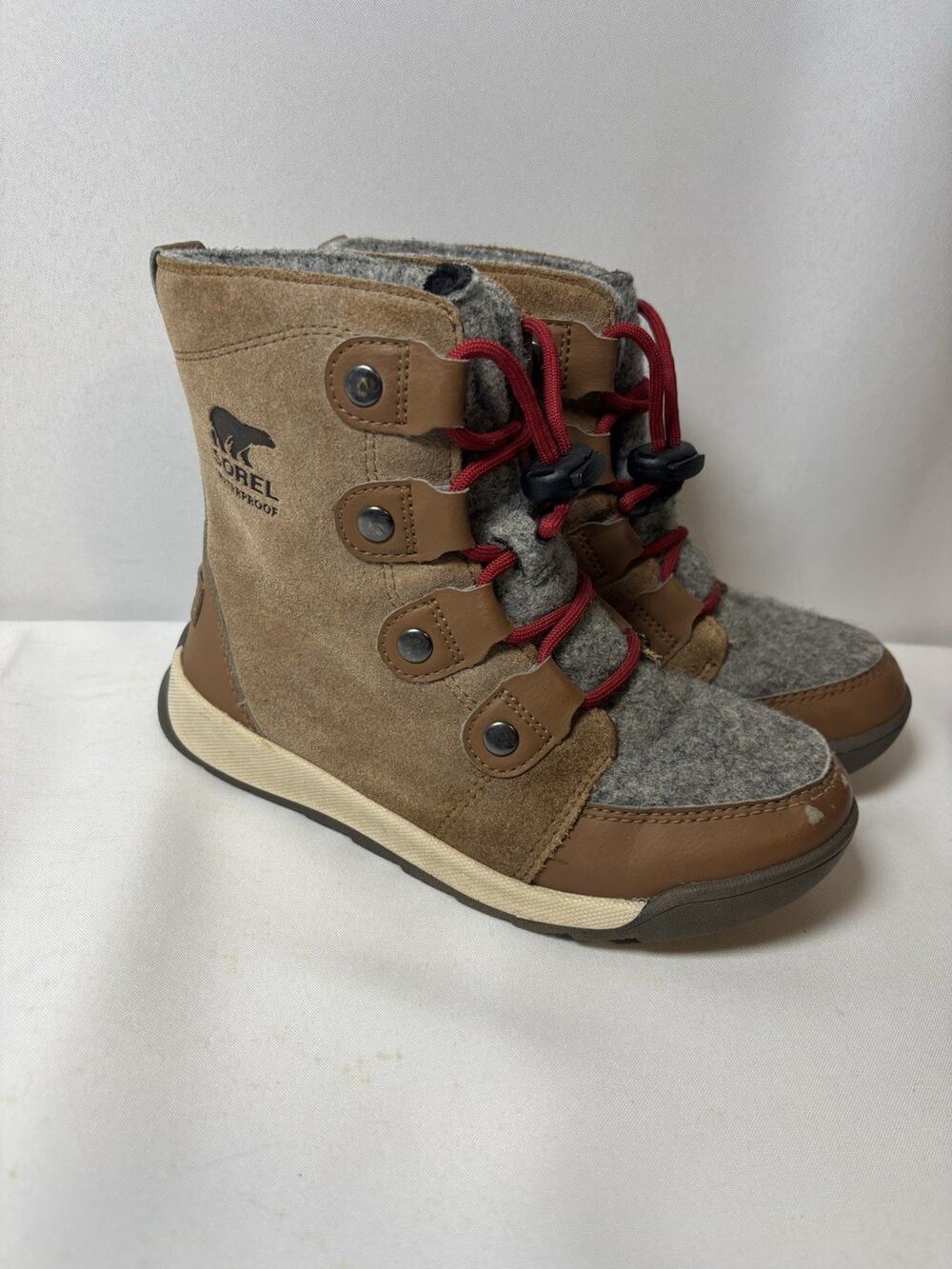 Sorel EXPLORER JOAN With Boot CAMEL BROWN US Size 1